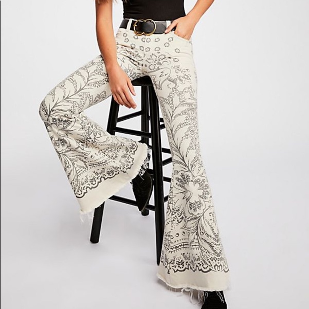 Denim super flares